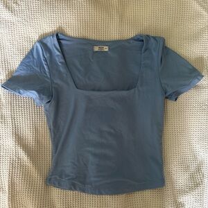 💛Ardene Blue Fitted Short Sleeve T-Shirt